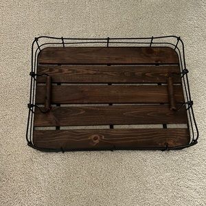 Rustic decorative tray
